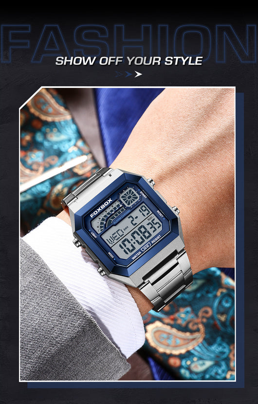 Reloj Deportivo Cuadrado Resistente al Agua para Hombre y Mujer - Image 28