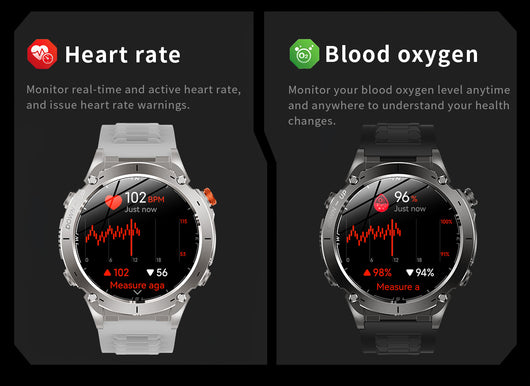 Reloj Inteligente con Monitor de Frecuencia Cardíaca y Oxígeno en Sangre - Image 27