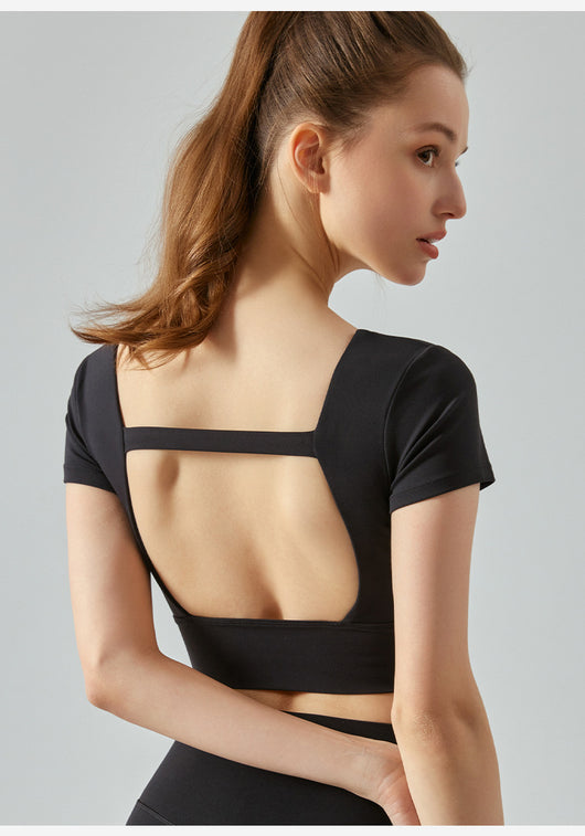 Top Deportivo Mujer con Espalda Calada y Sostén Extraíble - Image 33