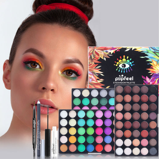 Paleta Portátil de Sombras y Brillo Labial Multifuncional - Image 21