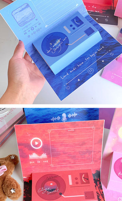 Tarjeta de Felicitación Estereoscópica con Fonógrafo - Regalo Creativo - Image 31