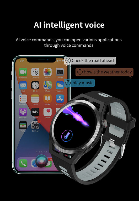 Reloj Deportivo Inteligente con Monitor de Frecuencia Cardíaca y Llamadas Bluetooth - Image 21