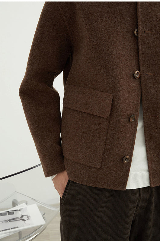 Chaqueta de Lana Reversible para Hombre - Corte Clásico - Image 23