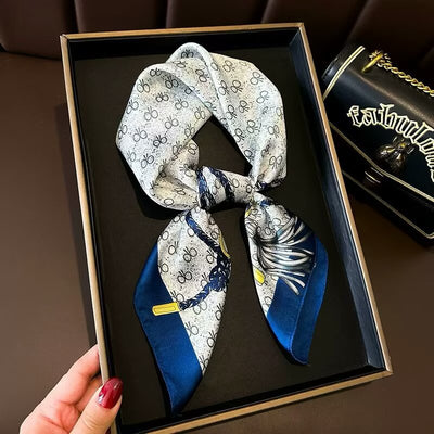 Pañuelo Cuadrado Protector Cuello Mujer - Diseño Elegante y Versátil - Image 24