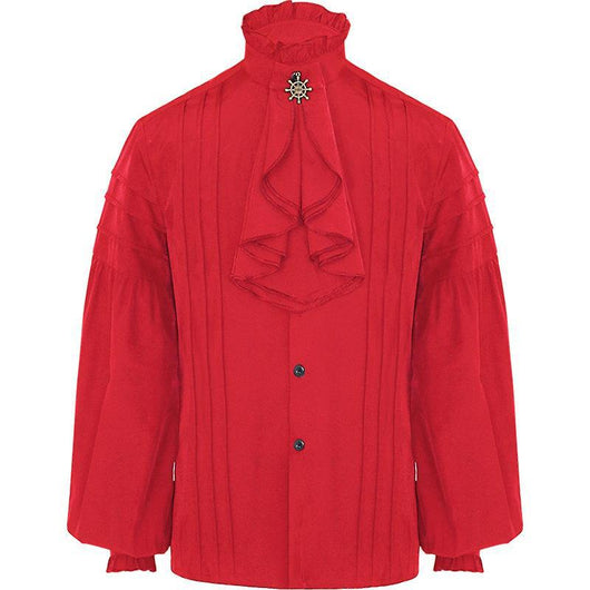 Camisa Medieval Europea con Mangas Farol - Estilo Samurái - Image 13