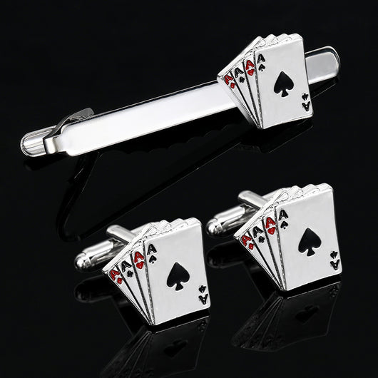 Gemelos de Póker y Pasador de Corbata Ejecutivo - Image 24