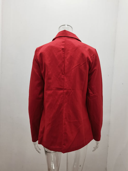 Blazer Cardigan Entallado con Botones para Mujer - Image 12
