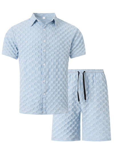 Camisa Casual de Fibra Química - Traje Versátil para Hombre - Image 19