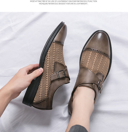 Sandalias de Cuero Respirable con Punta Afilada - Comodidad Casual - Image 26