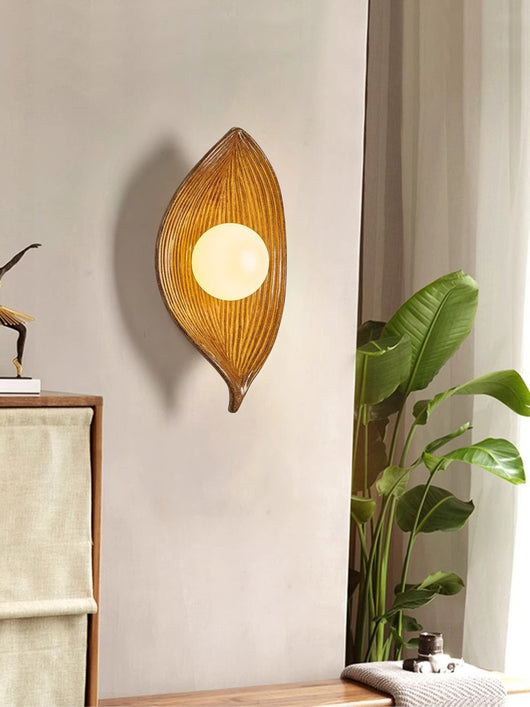 Lámpara de Pared Hoja Nórdica Estilo Japonés Silenciosa - Image 14
