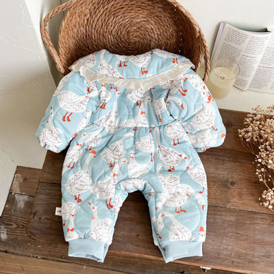 Pijama Enterizo de Algodón Grueso para Recién Nacido - Image 28