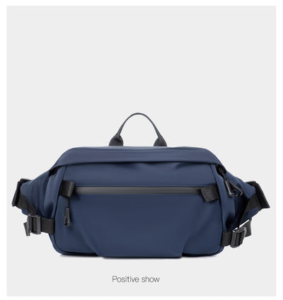 Mochila Bandolera Hombre Gran Capacidad - Bolsa Pecho Versátil para Estudiante y Commuter - Image 21