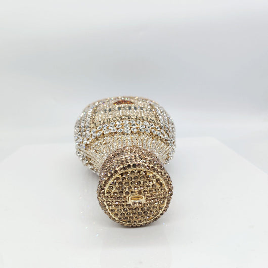 Clutch de Noche Champagne con Cristales Brillantes para Mujer - Image 39