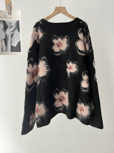 Suéter Abrigo Floral para Mujer - Otoño e Invierno - Image 13