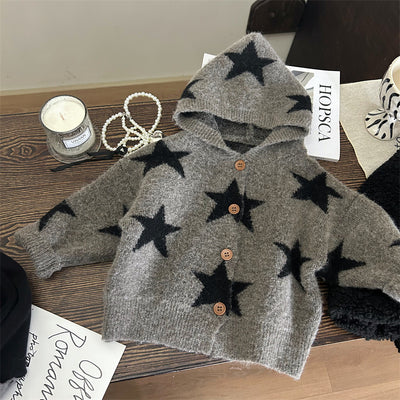 Leggings Acolchados de Terciopelo con Calcetines Estrellas para Niños - Image 16