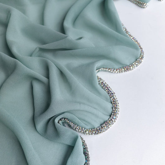 Pañuelo Diamante Ligero en Gasa - Colores Sólidos con Cobertura Total - Image 43