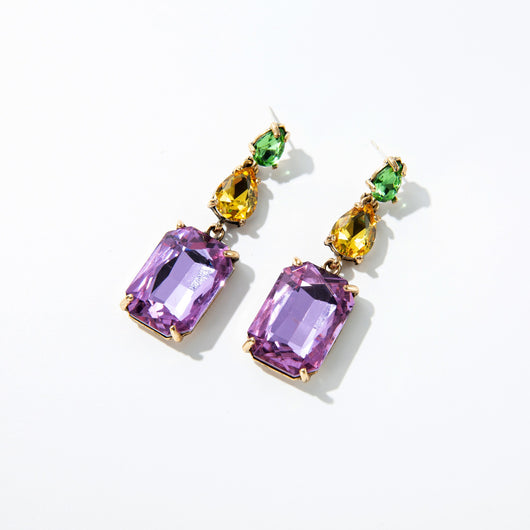 Aretes de Cristal Lujo Geométricos con Gota de Agua - Image 21