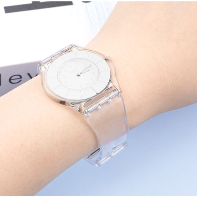 Correa de Reloj Arcoíris Transparente Ultra Delgada - Image 19