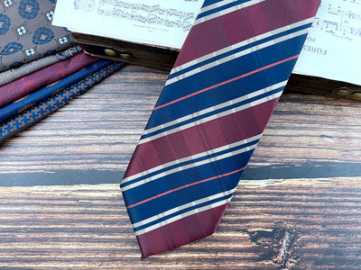 Corbata Retro Naranja Rojo Rayas Clásicas 8CM para Hombre - Image 42