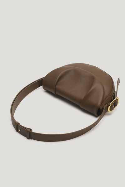Bolso Bandolera de Cuero Vacuno con Pliegues - Image 23