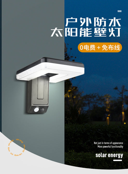Lámpara Solar Inteligente Plegable para Muro Exterior con Sensor de Movimiento - Image 7