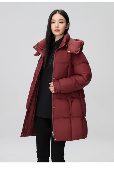 Abrigo Acolchado de Algodón Talla Grande para Mujer - Image 25