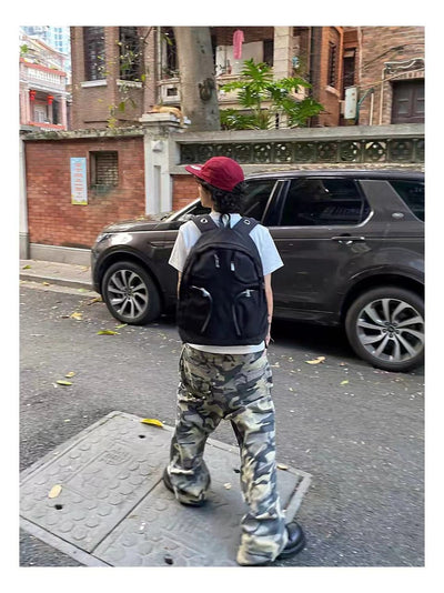 Mochila Táctica Negra de Gran Capacidad con Múltiples Bolsillos - Image 23