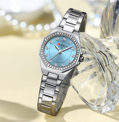 Reloj Elegante Impermeable con Cristales Decorativos - Image 47