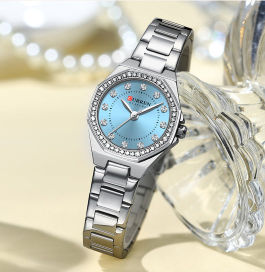 Reloj Elegante Impermeable con Cristales Decorativos - Image 47