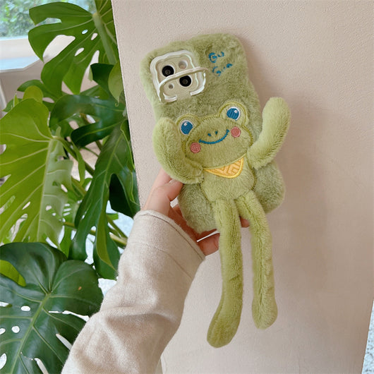 Funda de Celular Rana Peluda Extraíble con Diseño Cartoon - Image 14