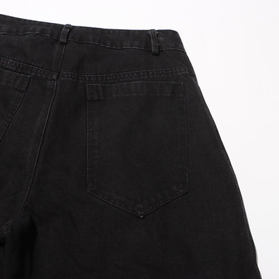 Jeans Talle Alto Irregular con Botones Desmontables - Image 36