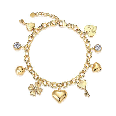 Pulsera de Moissanita con Cadena Trasera para Mujer - Image 12