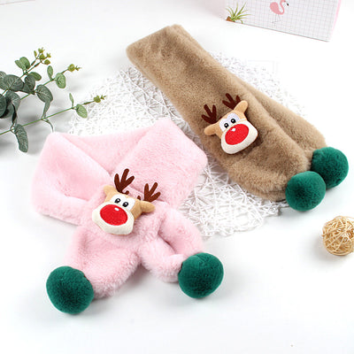 Babero Navideño Infantil con Pelaje Sintético de Conejo - Diseño Cartoon Unisex - Image 28