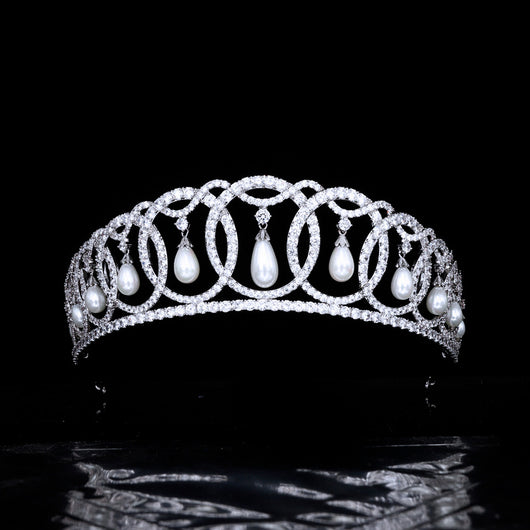 Corona Nupcial de Circonitas Reales - Image 8
