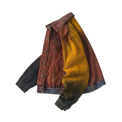 Chaqueta Denim Vintage Americana Oversize Lavado Relajado - Image 25