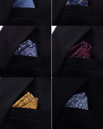 Pañuelo de Bolsillo Estampado para Hombre - Accesorios Formales y Casual Business - Image 50