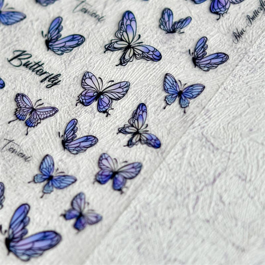 Stickers de Uñas 5D con Mariposas en Relieve - Adhesivos Impermeables y Duraderos - Image 28