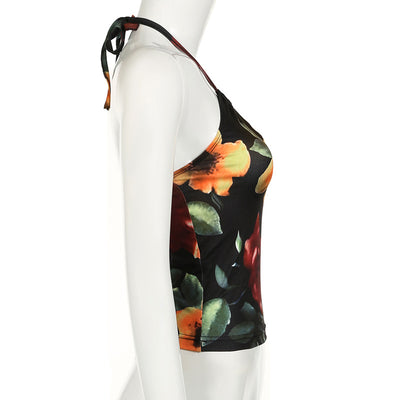 Top Halter Personalizado Slim Fit Escotado con Detalles Calados - Image 12