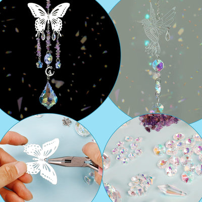Kit de Decoración Navideña de Cristal Artesanal para Ventanas y Jardín - Image 11