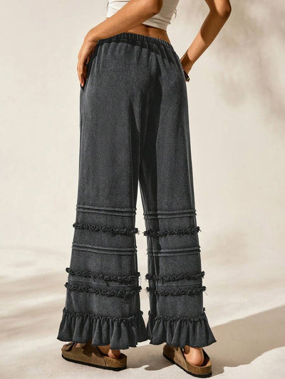 Pantalones Anchos Vintage Efecto Desgastado - Estilo Casual Verano - Image 16