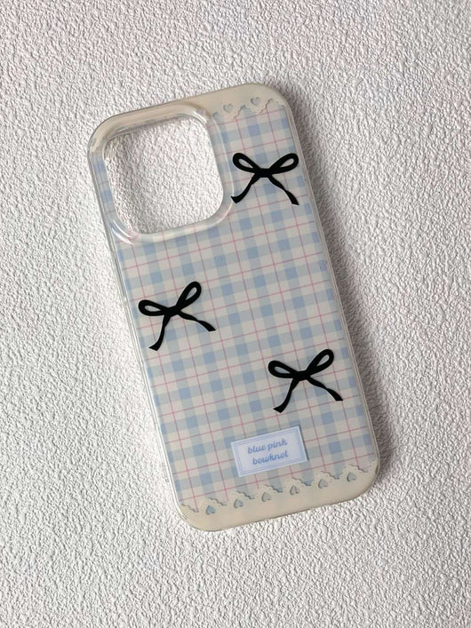 Funda para Teléfono a Cuadros con Lazo - Protección Elegante - Image 9