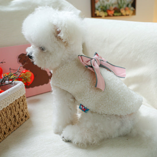 Chaleco Mascotas con Moño - Poliéster Confort - Image 49