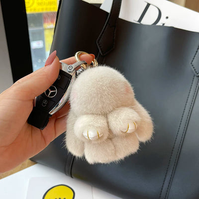 Llavero Colgante Conejo Peluche Mink Red Viral - Image 44