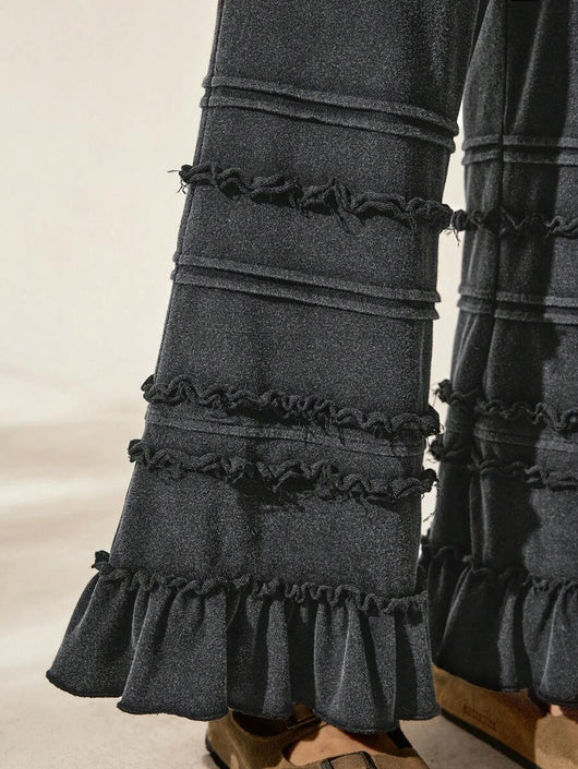 Pantalones Anchos Vintage Efecto Desgastado - Estilo Casual Verano - Image 20