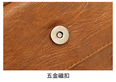 Bolsa Crossbody de Cuero Suave Multibolsillos Versátil - Image 19