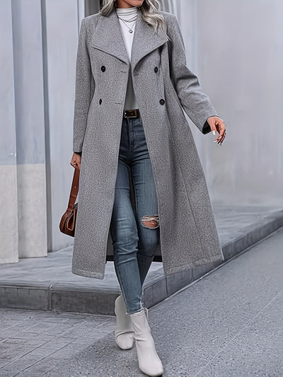 Abrigo Largo Acolchado Temperamental para Mujer - Image 12
