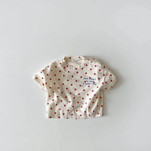 Playera Cuello Redondo Puntos Minimalista - Image 27