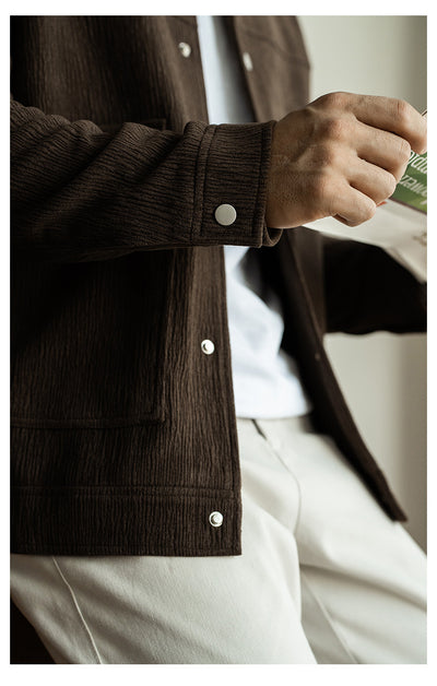 Chaqueta Texturizada Premium para Hombre - Otoño e Invierno - Image 22