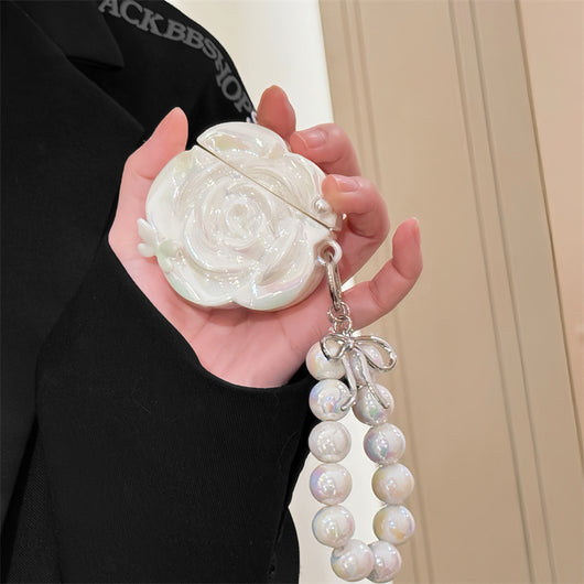 Funda para Audífonos Camellia Blanco Perla - Image 15