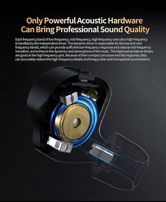 Auriculares In-Ear con Cable Intercambiable y Control de Tonalidad Ajustable - Image 11